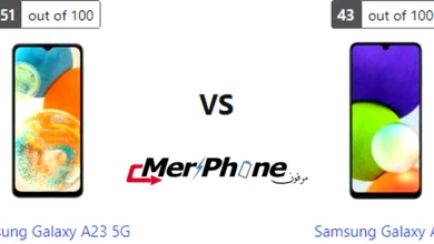 صورة حقيقية تجمع بين Samsung Galaxy A23 5G و Samsung Galaxy A22