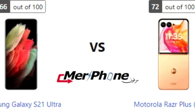 مقارنة تفاصيل التصنيع في Samsung Galaxy S21 Ultra و Motorola Razr Plus (2024)