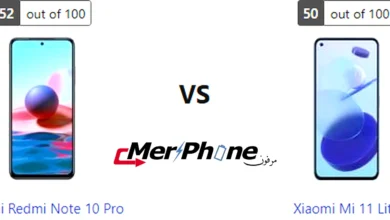 رسم بياني لأداء المعالج في Xiaomi Redmi Note 10 Pro و Xiaomi Mi 11 Lite