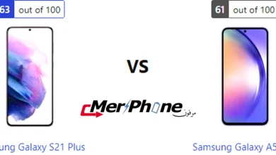 صورة توضح الاختصارات في Samsung Galaxy S21 Plus و Samsung Galaxy A54 5G