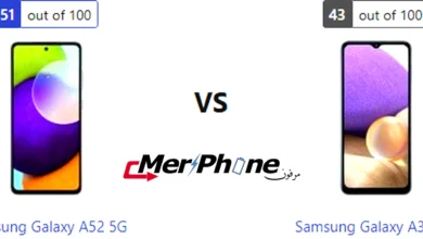 مقارنة صندوق الهاتف لـ Samsung Galaxy A52 5G و Samsung Galaxy A32 5G