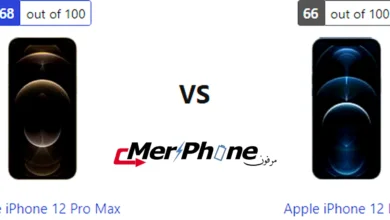 صورة توضح المساحة الخاصة في Apple iPhone 12 Pro Max و Apple iPhone 12 Pro