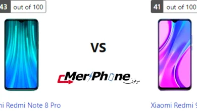شكل النوتش والثقب في Xiaomi Redmi Note 8 Pro و Xiaomi Redmi 9