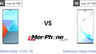 مقارنة جودة الصوت في الفيديو لـ Xiaomi Redmi Note 13 Pro 5G و Samsung Galaxy Note 10 Plus