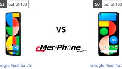 صورة توضح المساحة الخاصة في Google Pixel 5a 5G و Google Pixel 4a 5G