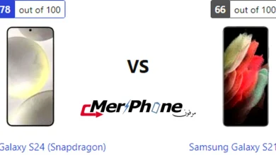 مقارنة خيارات تعديل الصور في Samsung Galaxy S24 (Snapdragon) و Samsung Galaxy S21 Ultra