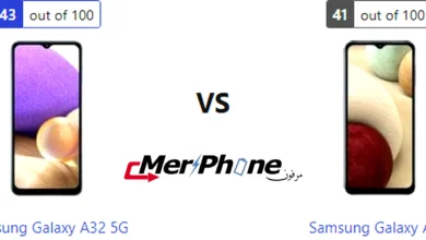 مقارنة الويدجت في الشاشة الرئيسية لـ Samsung Galaxy A32 5G و Samsung Galaxy A12