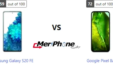 مقارنة ترتيب الأيقونات في Samsung Galaxy S20 FE و Google Pixel 8a