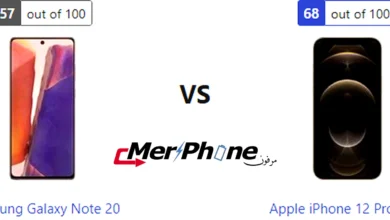 صورة توضح الإضاءة المنخفضة في Samsung Galaxy Note 20 و Apple iPhone 12 Pro Max