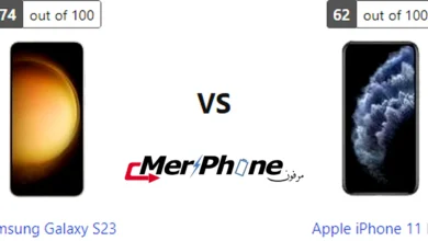 مقارنة دقة الشاشة والسطوع بين Samsung Galaxy S23 و Apple iPhone 11 Pro