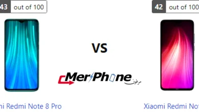 مقارنة شكل السماعات الخارجية في Xiaomi Redmi Note 8 Pro و Xiaomi Redmi Note 8