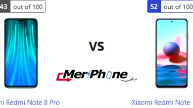 صورة توضح التنقل بالإيماءات في Xiaomi Redmi Note 8 Pro و Xiaomi Redmi Note 10 Pro