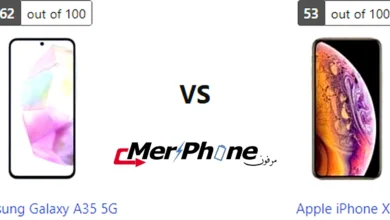مقارنة التايم لابس في Samsung Galaxy A35 5G و Apple iPhone XS