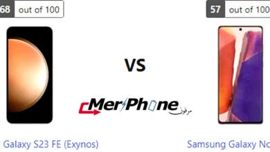 صورة حقيقية تجمع بين Samsung Galaxy S23 FE (Exynos) و Samsung Galaxy Note 20