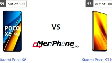 مقارنة وضعية الكاميرا الأمامية في Xiaomi Poco X6 و Xiaomi Poco X3 NFC