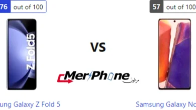 صورة توضح التصوير السريع في Samsung Galaxy Z Fold 5 و Samsung Galaxy Note 20