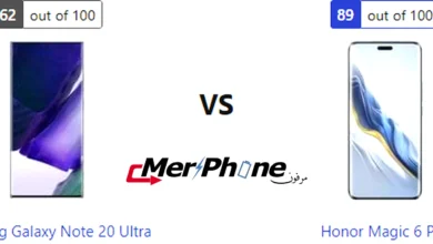 مقارنة تشبع الألوان في الفيديو لـ Samsung Galaxy Note 20 Ultra و Honor Magic 6 Pro