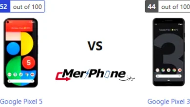 صورة توضح دعم الذاكرة الخارجية في Google Pixel 5 و Google Pixel 3