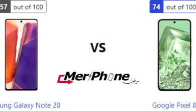 صورة توضح وضع التصوير الليلي في Samsung Galaxy Note 20 و Google Pixel 8