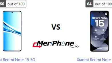 مقارنة الخلفيات الافتراضية في Xiaomi Redmi Note 15 5G و Xiaomi Redmi Note 15 4G