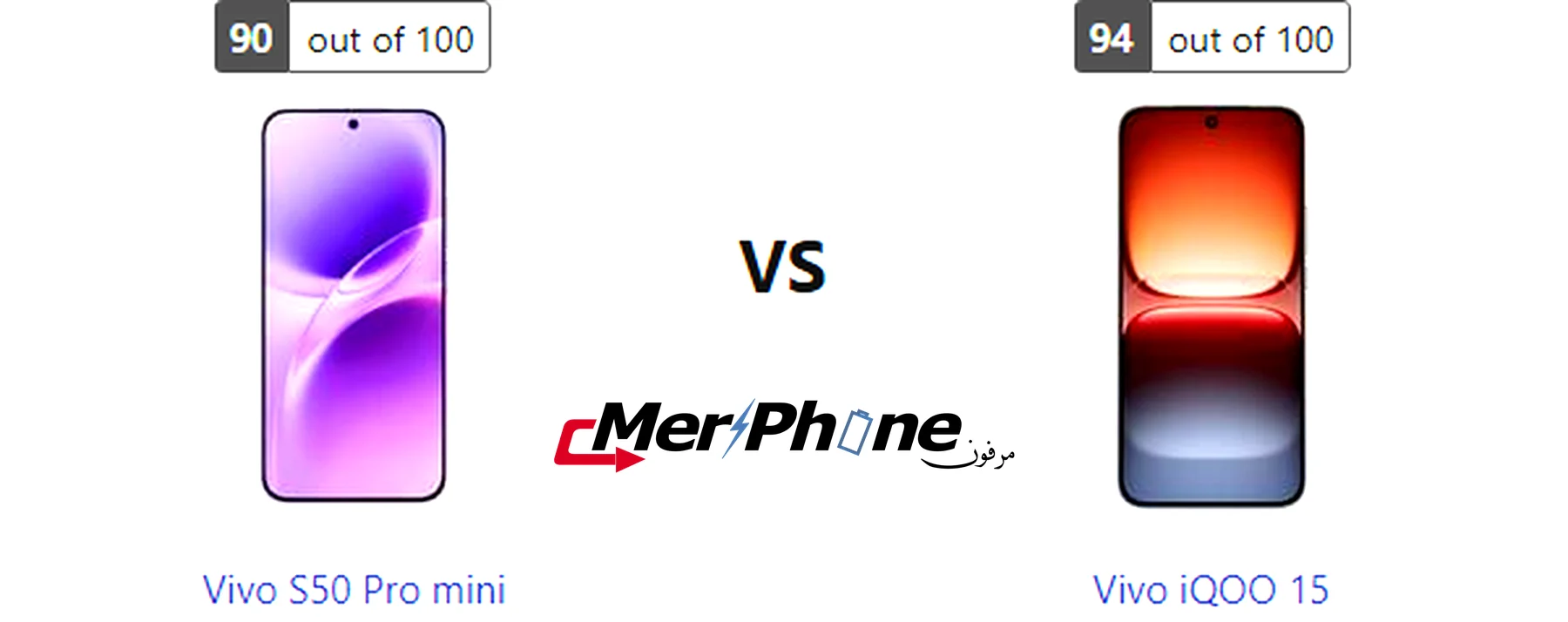 مقارنة جودة المواد المستخدمة في Vivo S50 Pro mini و Vivo iQOO 15