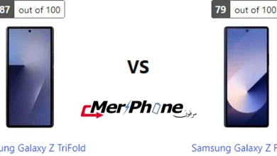 شكل النوتش والثقب في Samsung Galaxy Z TriFold و Samsung Galaxy Z Fold 6