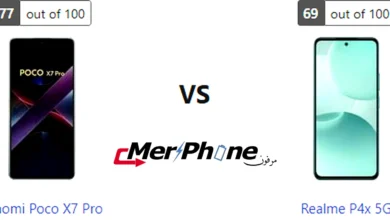 مقارنة الكاميرات الخلفية في Xiaomi Poco X7 Pro و Realme P4x 5G