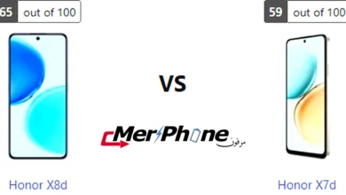 صورة تستعرض ألوان Honor X8d و Honor X7d
