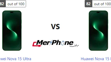 مقارنة انحناء الظهر في Huawei Nova 15 Ultra و Huawei Nova 15 Pro