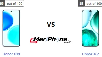 جدول مقارنة تفصيلي لهاتفي Honor X8d و Honor X8c