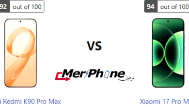 تصميم Xiaomi Redmi K90 Pro Max بجانب تصميم Xiaomi 17 Pro Max