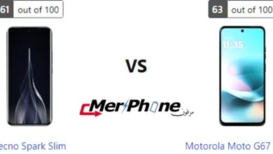 صورة توضح التركيز التلقائي في Tecno Spark Slim و Motorola Moto G67 Power