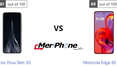 مقارنة المشاركة السريعة في Tecno Pova Slim 5G و Motorola Edge 60 Neo