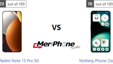 صورة توضح تسجيل الشاشة في Xiaomi Redmi Note 15 Pro 5G و Nothing Phone (3a) Lite