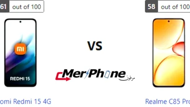 صورة توضح دعم الذاكرة الخارجية في Xiaomi Redmi 15 4G و Realme C85 Pro