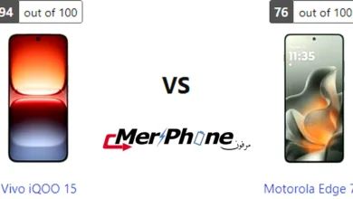 صورة تستعرض ألوان Vivo iQOO 15 و Motorola Edge 70