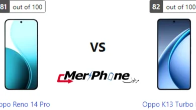 مقارنة وضع الجمال في السيلفي لـ Oppo Reno 14 Pro و Oppo K13 Turbo Pro
