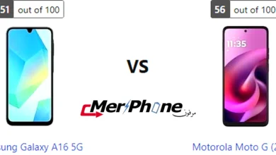 مقارنة وضعية الكاميرا الأمامية في Samsung Galaxy A16 5G و Motorola Moto G (2026)