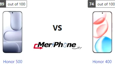 مقارنة التايم لابس في Honor 500 و Honor 400
