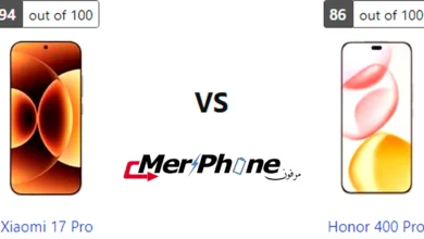 مقارنة لقطة الشاشة المطولة في Xiaomi 17 Pro و Honor 400 Pro