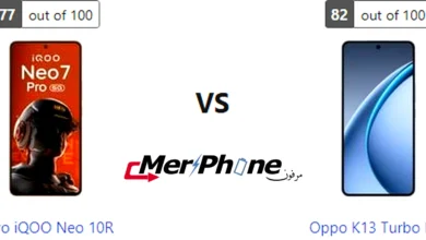 مقارنة ألوان البشرة في الكاميرا بين Vivo iQOO Neo 10R و Oppo K13 Turbo Pro