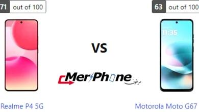 صورة توضح تسجيل الشاشة في Realme P4 5G و Motorola Moto G67 Power