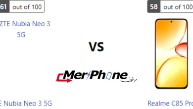 صورة توضح التصوير البطيء في ZTE Nubia Neo 3 5G و Realme C85 Pro