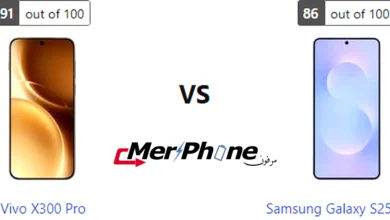 مقارنة ترتيب الأيقونات في Vivo X300 Pro و Samsung Galaxy S25 Edge