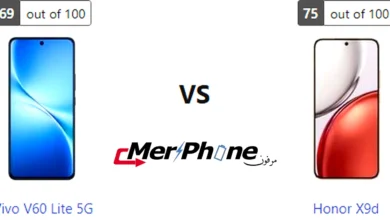 صورة توضح مركز التحكم في Vivo V60 Lite 5G و Honor X9d