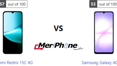 صورة توضح التركيز التلقائي في Xiaomi Redmi 15C 4G و Samsung Galaxy A07 4G