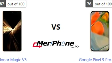 صورة توضح التصوير السريع في Honor Magic V5 و Google Pixel 9 Pro Fold