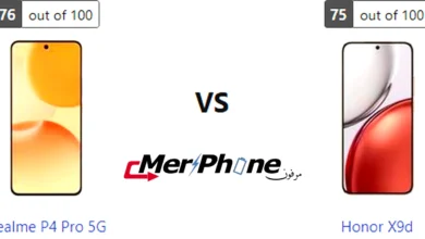 صورة توضح الفلاتر المتاحة في Realme P4 Pro 5G و Honor X9d