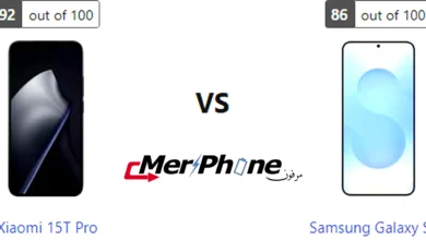 مقارنة زوايا الرؤية في شاشة Xiaomi 15T Pro و Samsung Galaxy S25