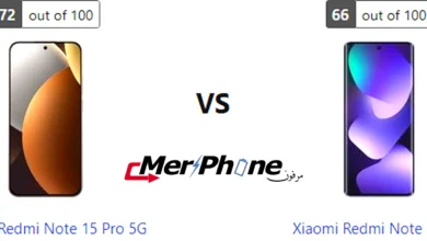 مقارنة تشبع الألوان في الفيديو لـ Xiaomi Redmi Note 15 Pro 5G و Xiaomi Redmi Note 15 5G